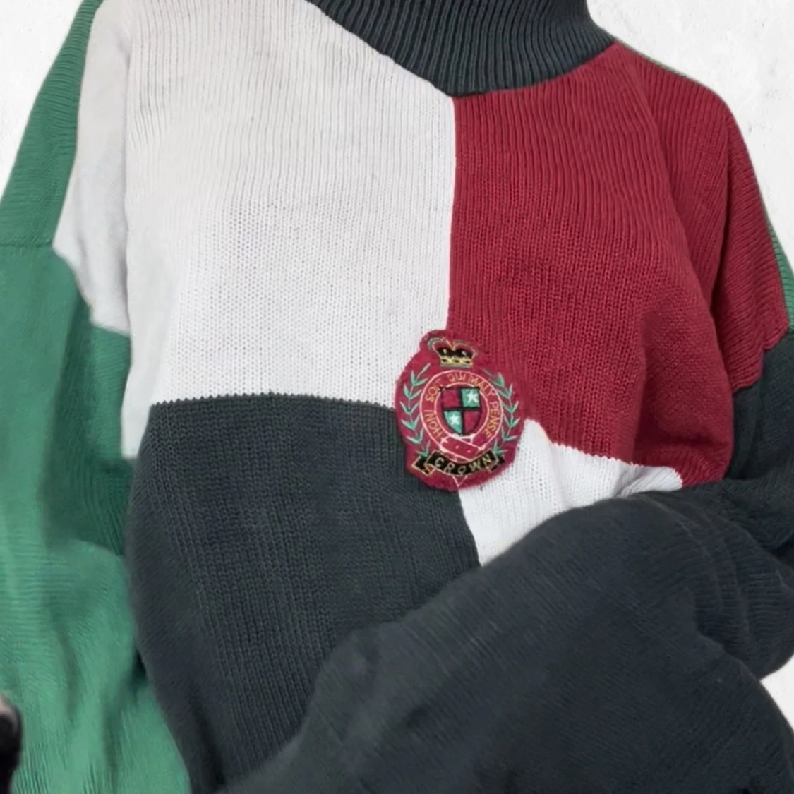 Vintage stickad tröja - 90