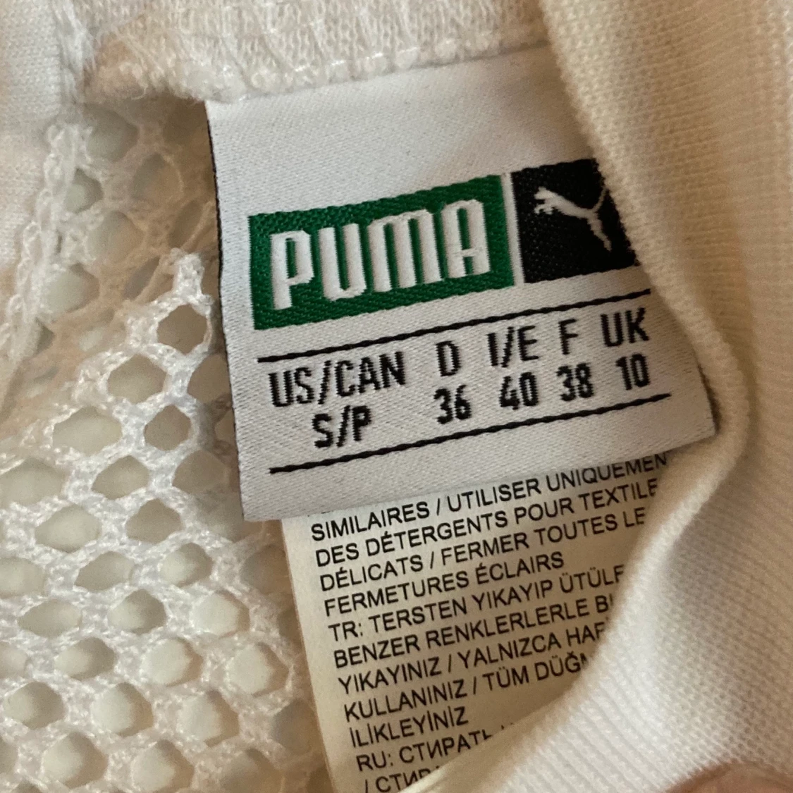 🤍 vit nättröja från Puma! S/38 - 90