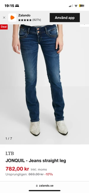 Lbt jeans - Low waist straight jeans från LBT på Zalando, 🥰använda fåtal gånger eftersom jag gillade inte passformen på mig☺️