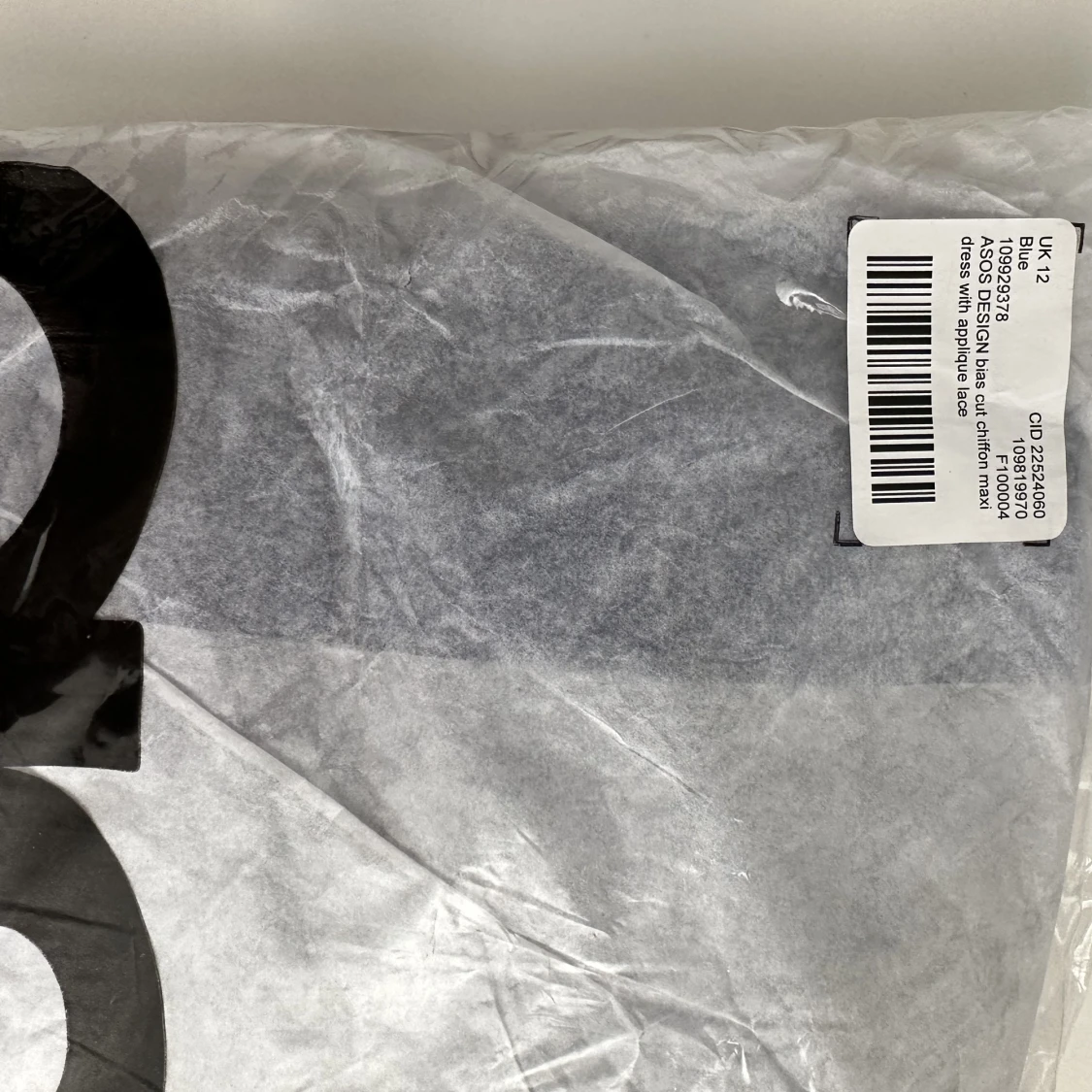 Blå maxiklänning - 91