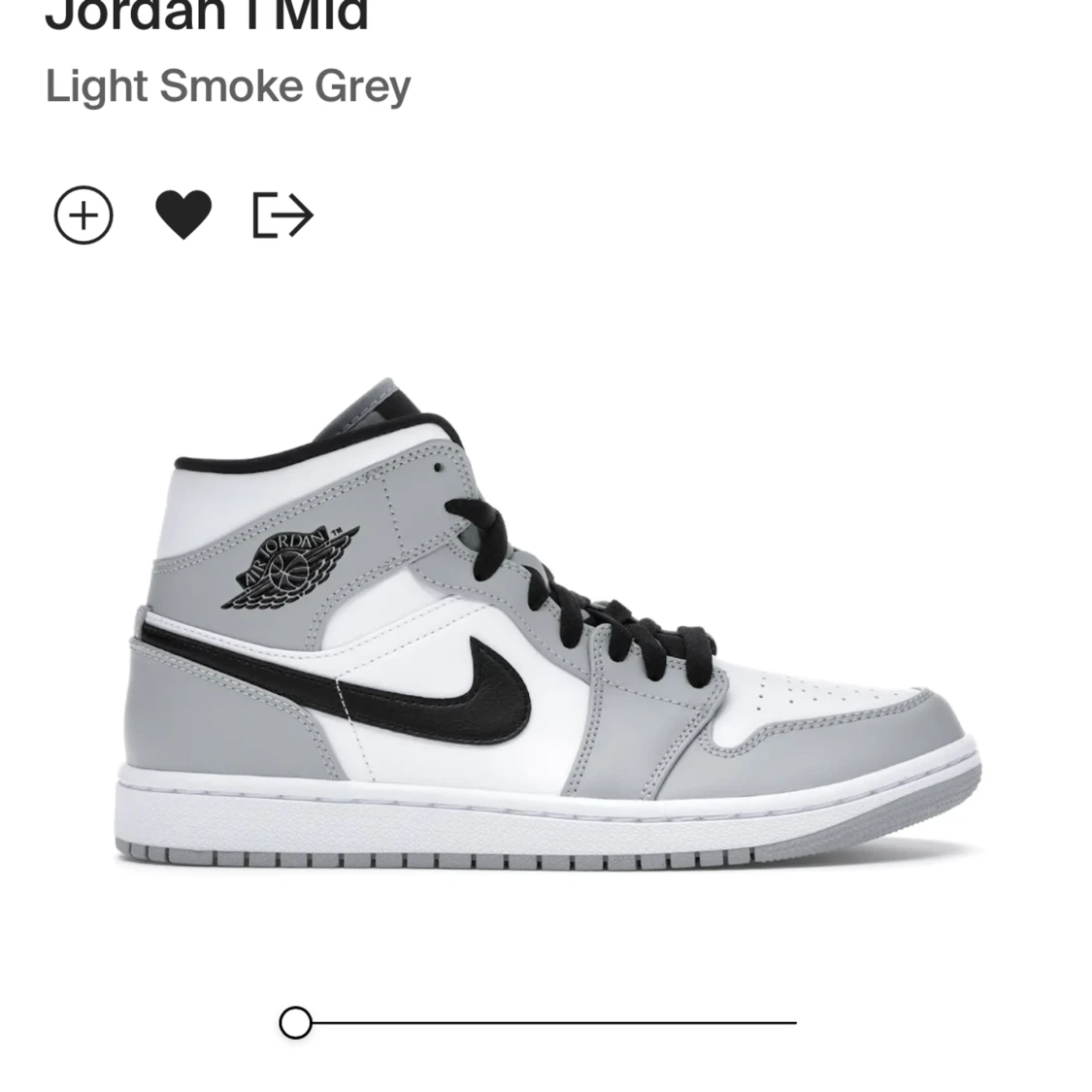 Jordan 1 smoke grey  - 91