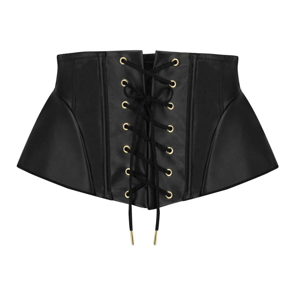 Waist corset i svart och guld med knytning. Helt ny i S/M. Köpt för 399:-, . Övrigt.