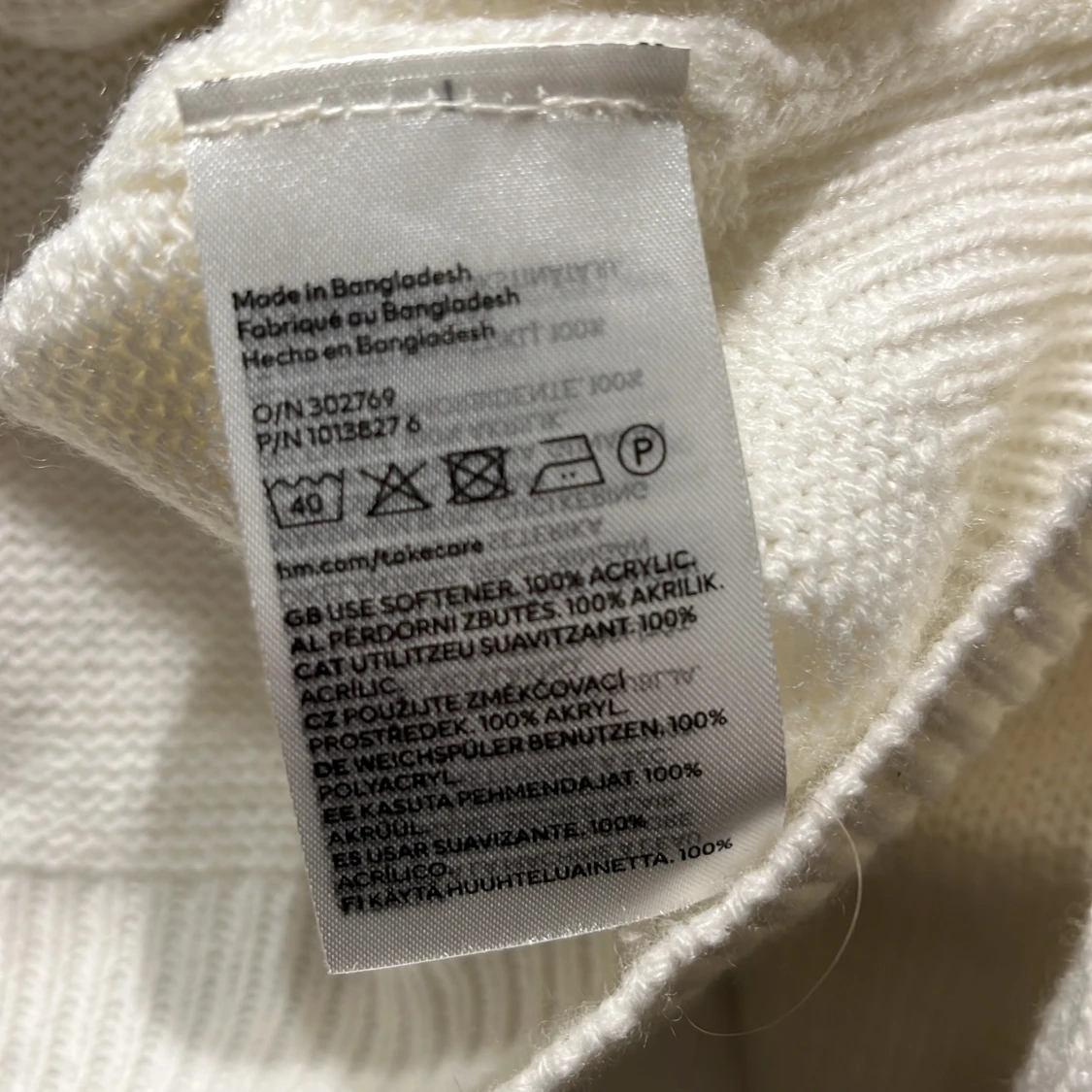 Vit tröja - 91