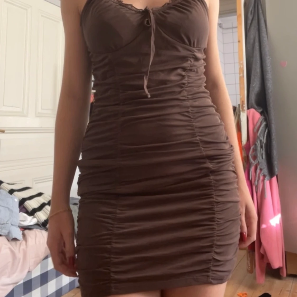 Brun klänning