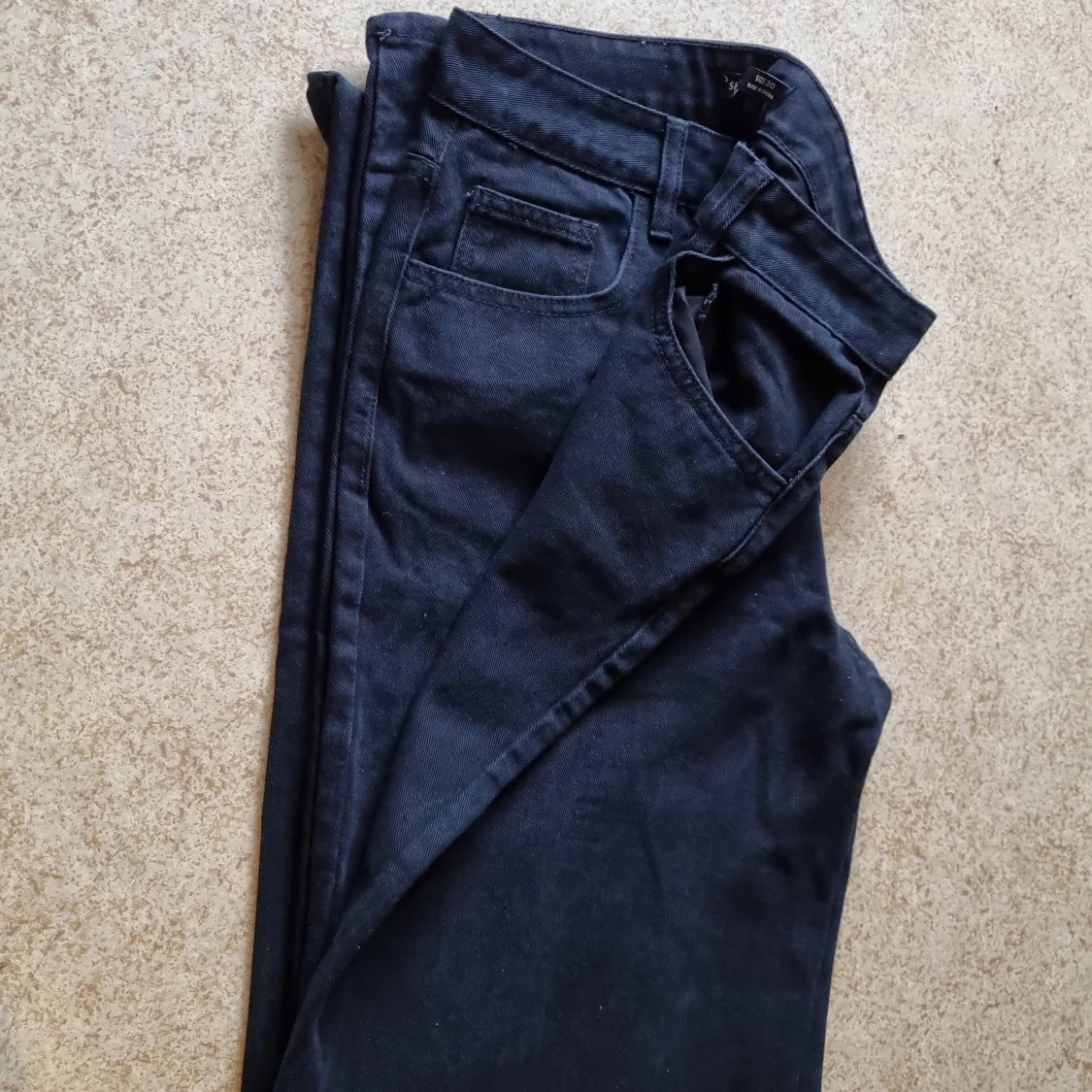 Black wide leg jeans - 90