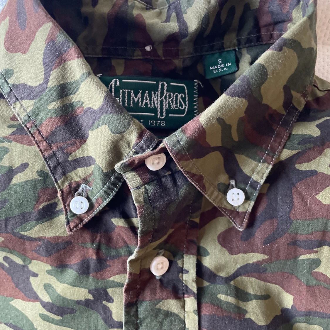 Gitman x End Camouflage shirt - 90