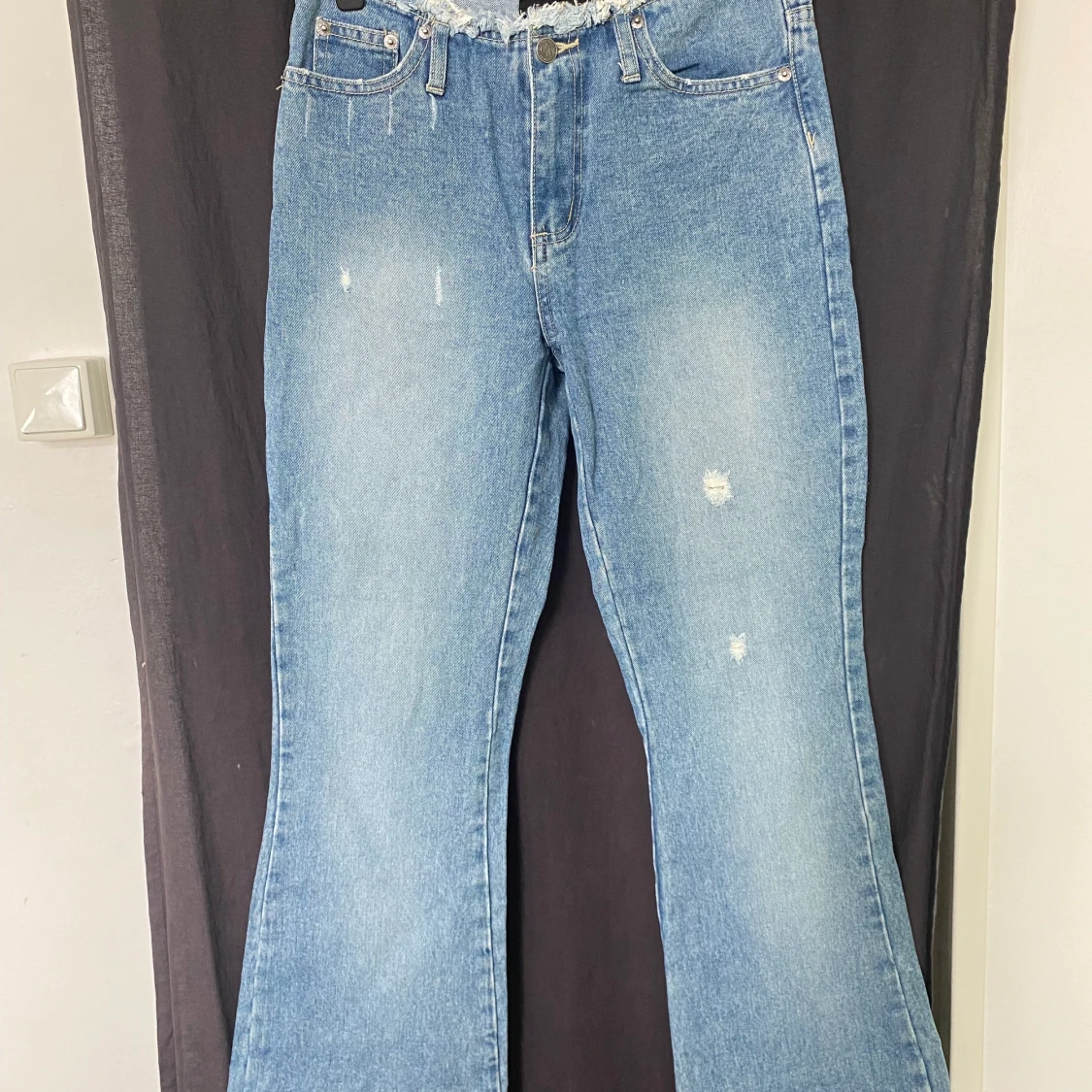lågmidjade jeans