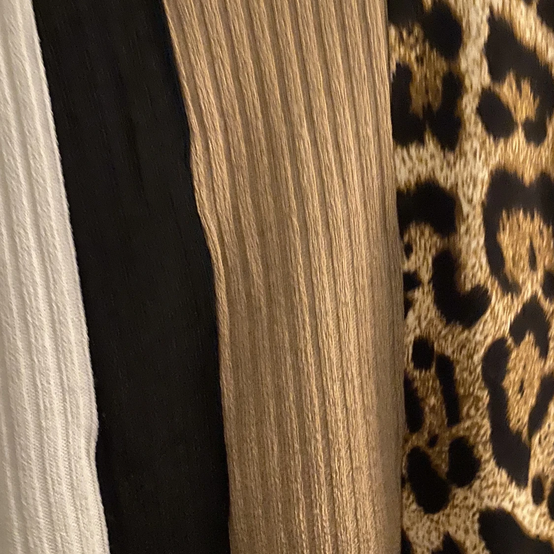 Mönstrad ribbad t-shirt - 90