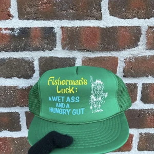 Vintage cap - Vintage cap med rolig text från 80/90-talet