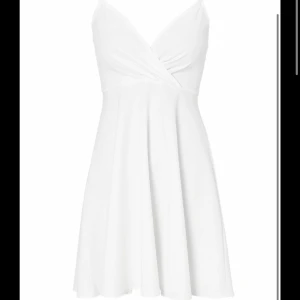 Vit klänning - Skater Dress från Nelly i storlek L. Bara provad en gång och har sedan bara legat i garderoben, nypris 349kr. Fler bilder kan skickas om det behövs!