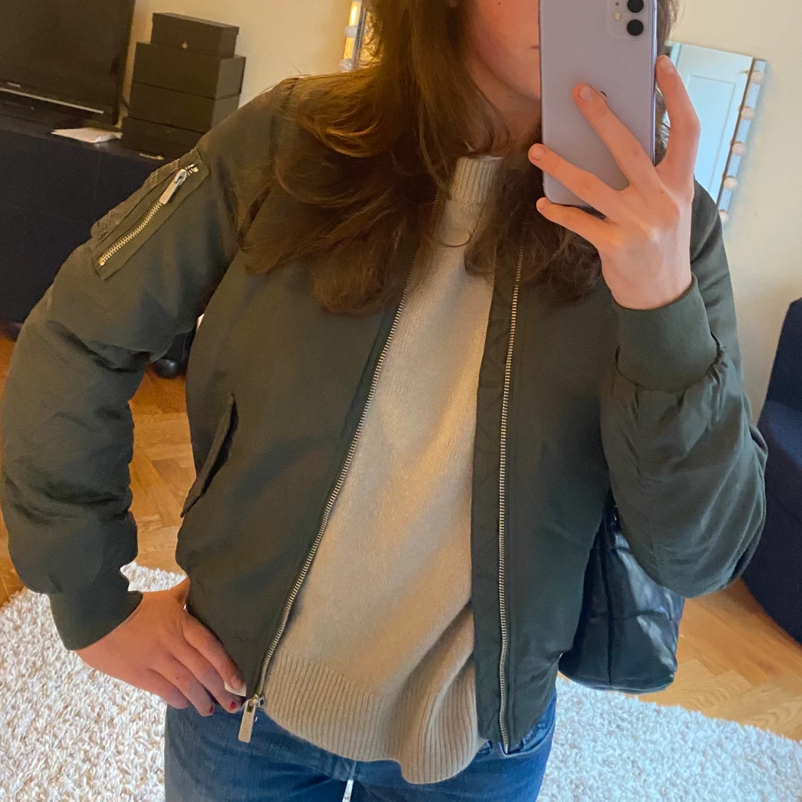 Bomberjacka grön - 90