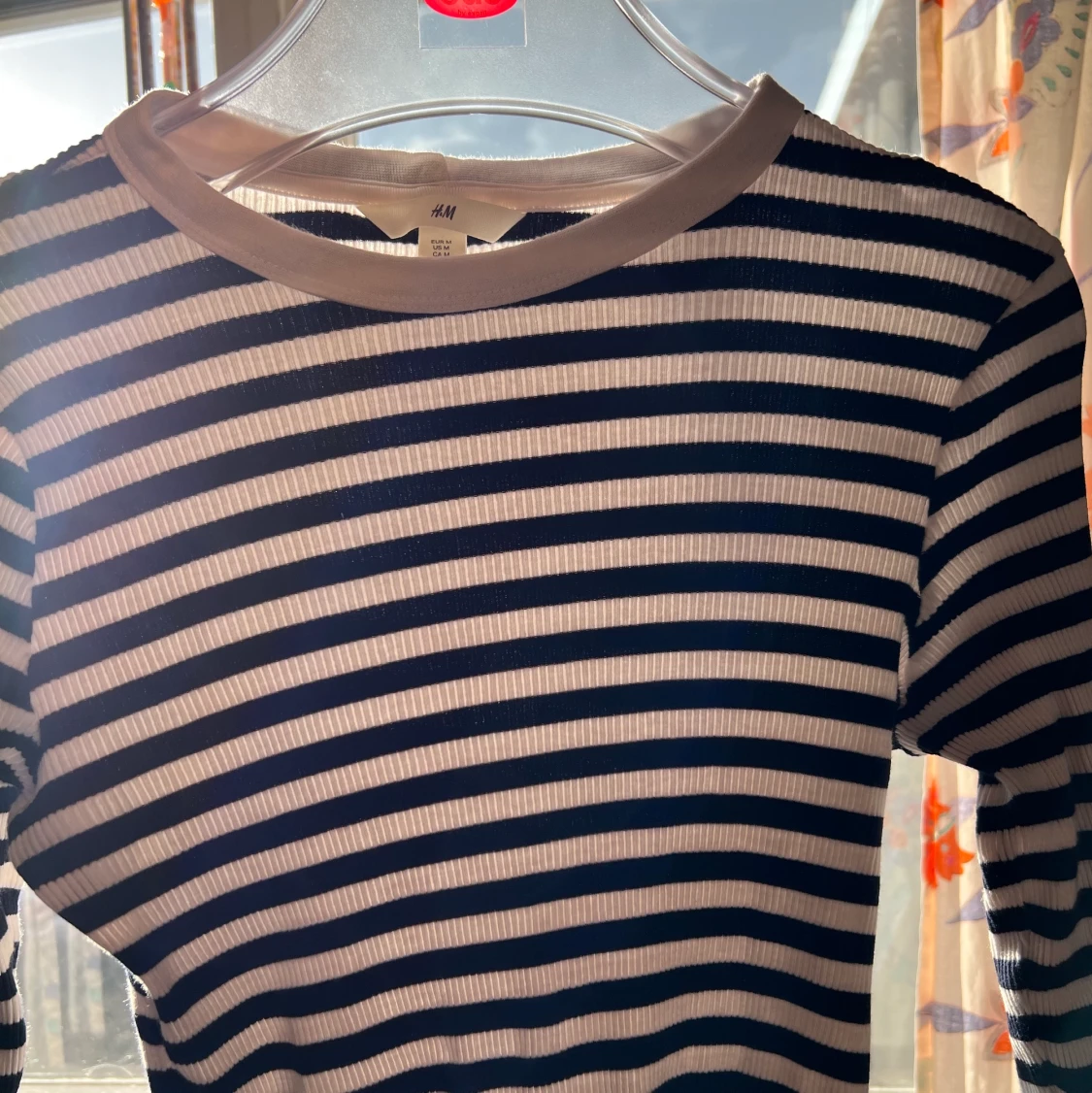 Randig långärmad topp från HM - 90