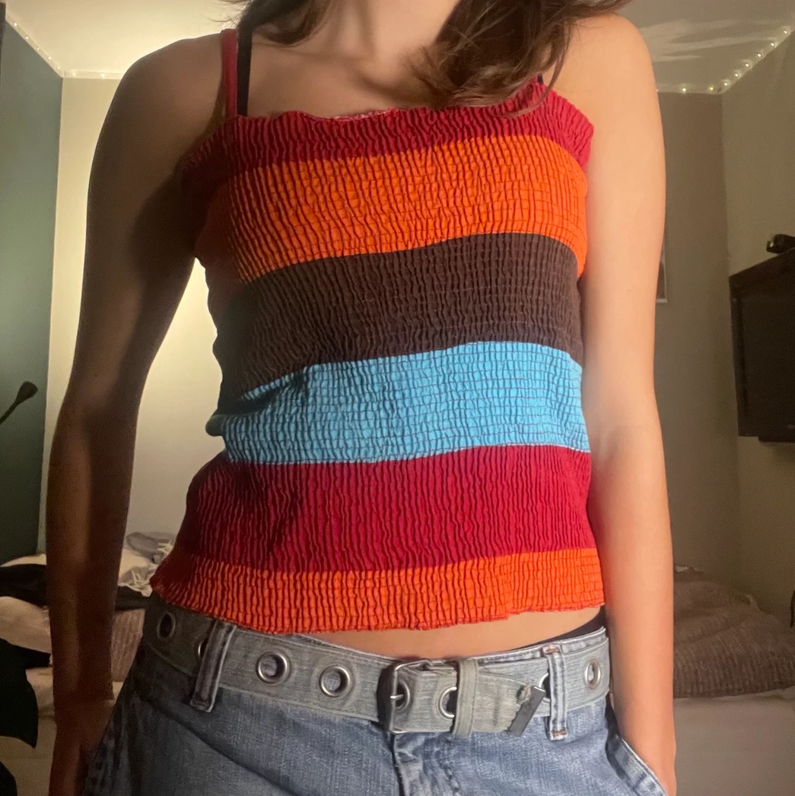 färgglad topp 