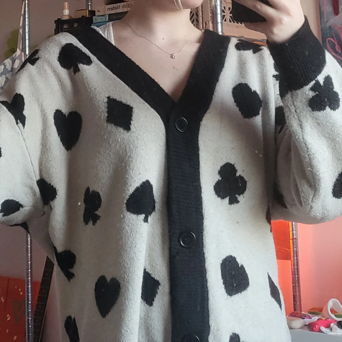 Stickad kofta - 91