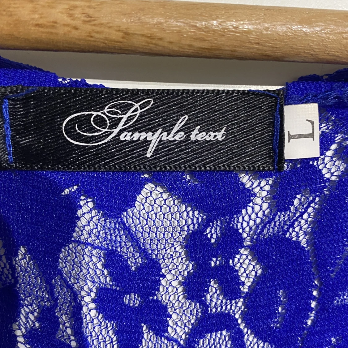 Klarblå klänning  - 91