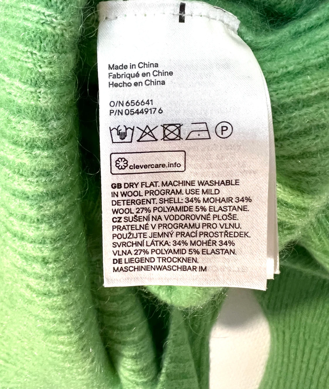 Mohair och ull stickad tröja H&M - 90