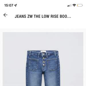 Säljer dessa slut sålda low Rise zara jeans. Använda två gånger och är i ny skick.💗