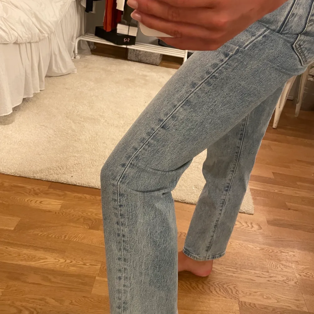 Skit snygga levis jeans, använda fåtal gånger! Ordpris: 1300kr I modellen ribcage straight . Jeans & Byxor.