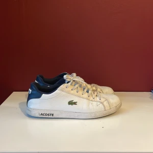 Lacoste skor - Ett par Lacoste skor, färgen på texten vid sulan har lossnat lite men de är i bra skick utöver det