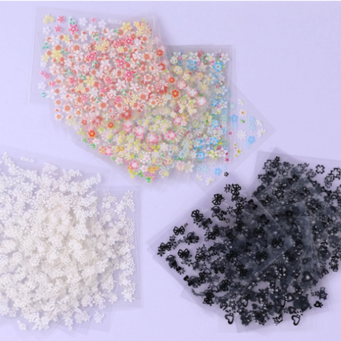 3D Nagel Klistermärken  - 91