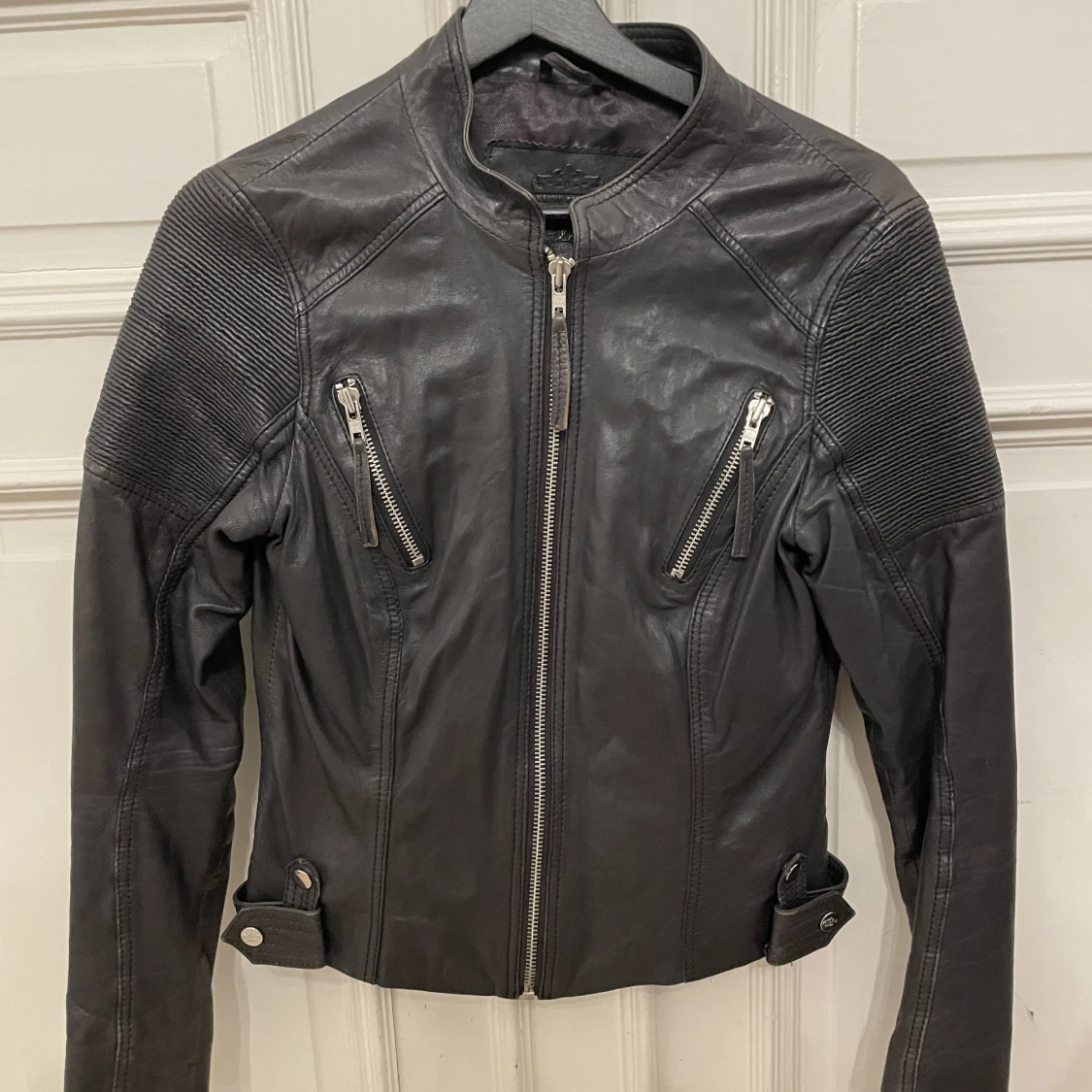 Äkta Läderjacka Primeboots Strl 36