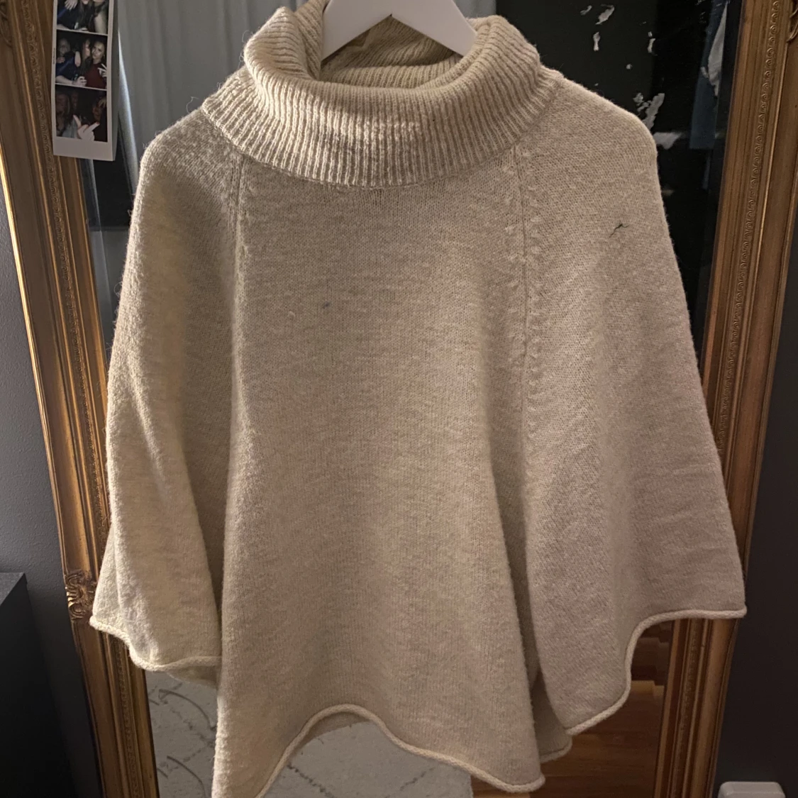 Kortärmad stickad tröja 