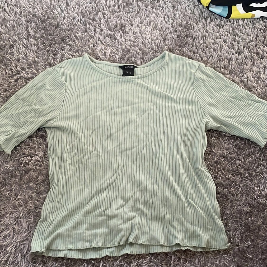 Jätte fin ljus grön tröja