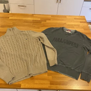 Parajumpers samt Morris sweatshirt  - Säljer min Parajumper och Morris sweatshirt. Morriströjan är knappt använd samt PJ tröjan är använd fåtal gånger. PJ tröjan är storlek L. Morris tröjan är storlek M. Båda tröjorna för 750 var 