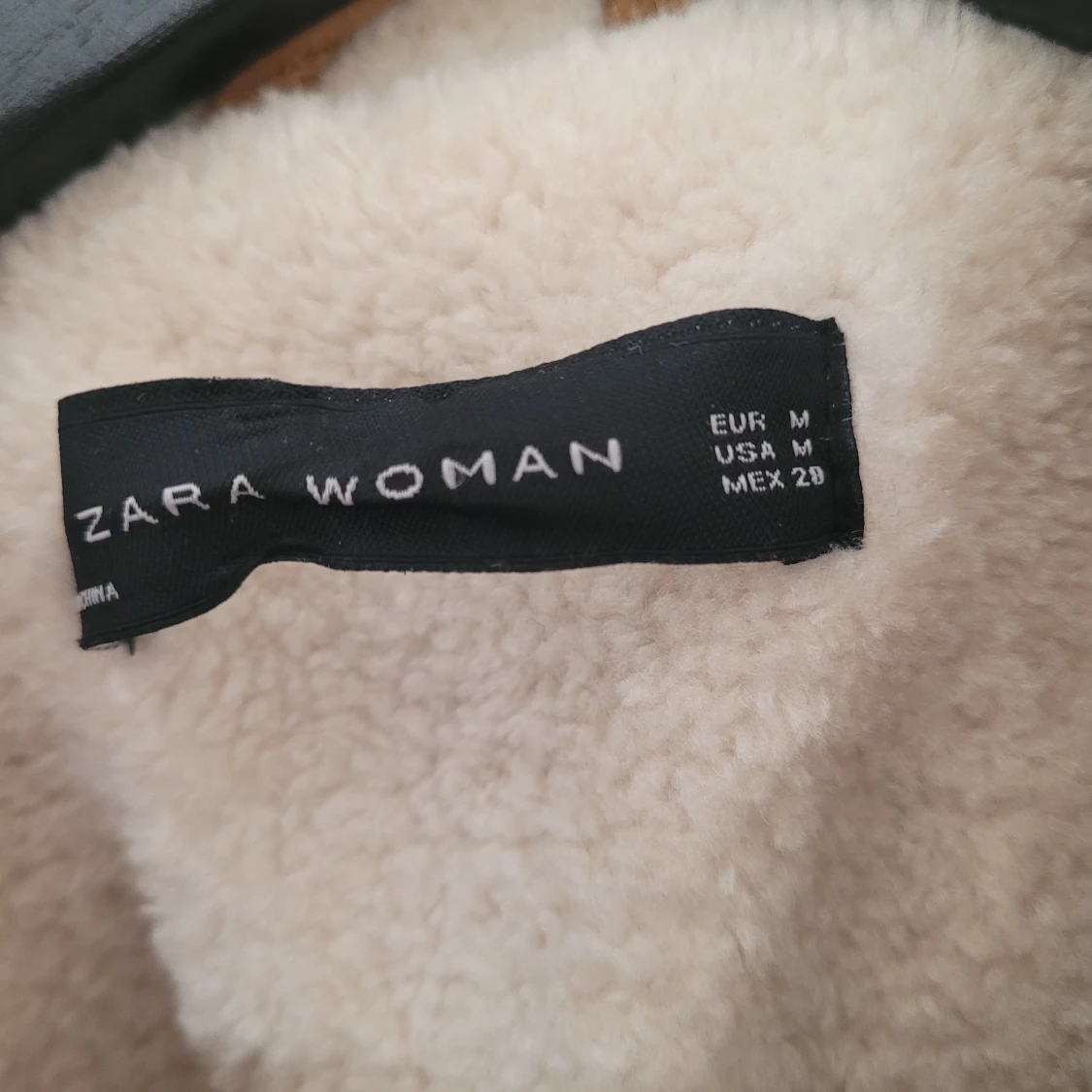 Shearling jacka i äkta mocka - 90