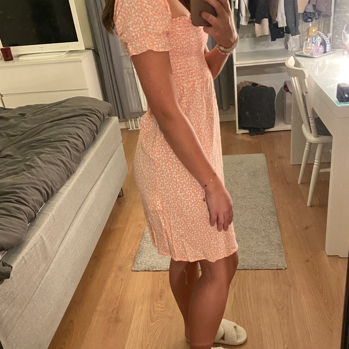 Jättesöt rosa klänning - 91