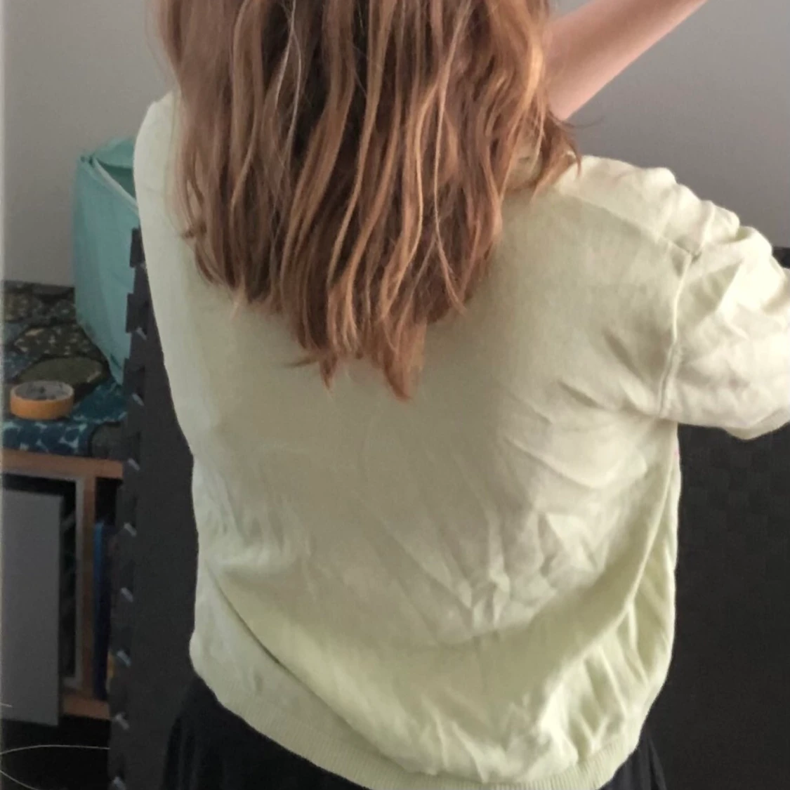 Grön argyle tröja från stradivarius  - 91