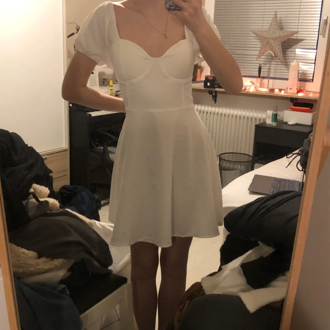 Vit klänning - 90