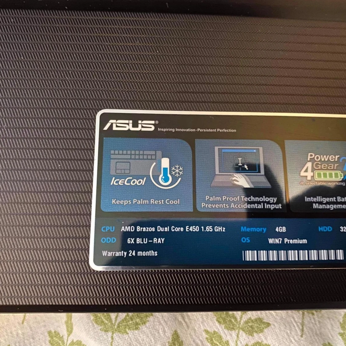 ASUS 95% good condition LAPTOP  - 91