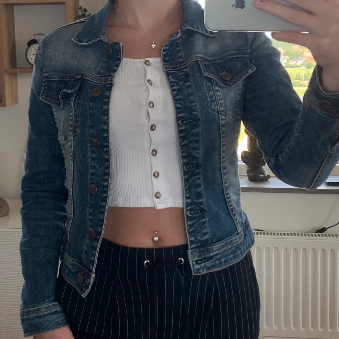 GUL BLÅ jeans jacka