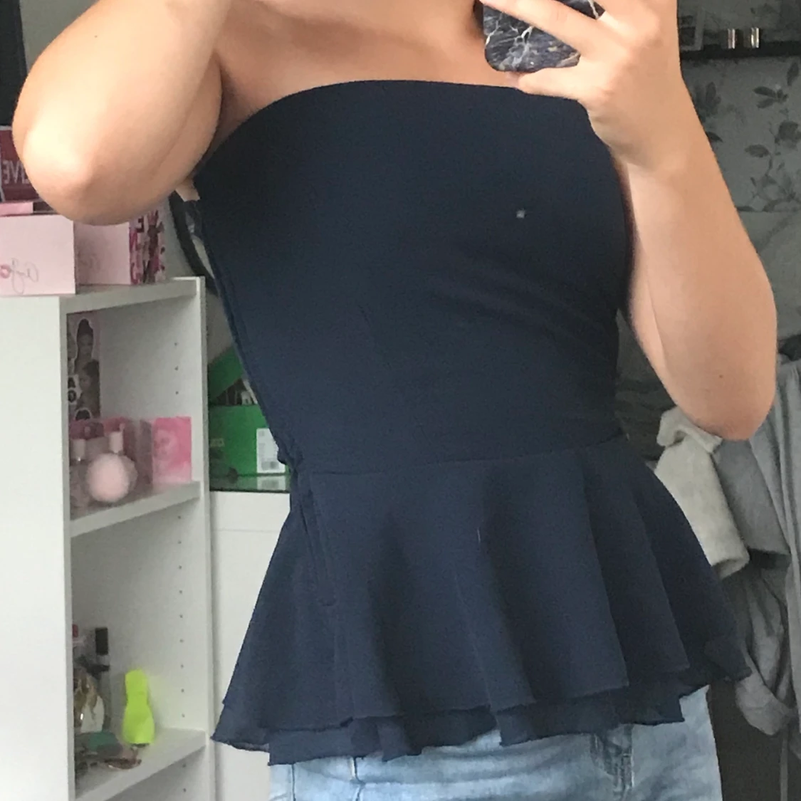 Topp med volanger - 90