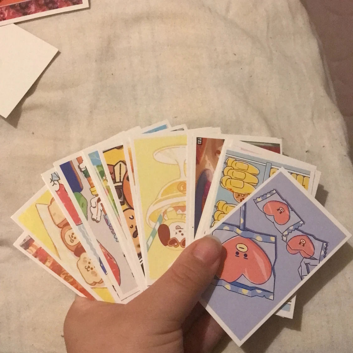 Säljer mina BT21 lomocards - 91