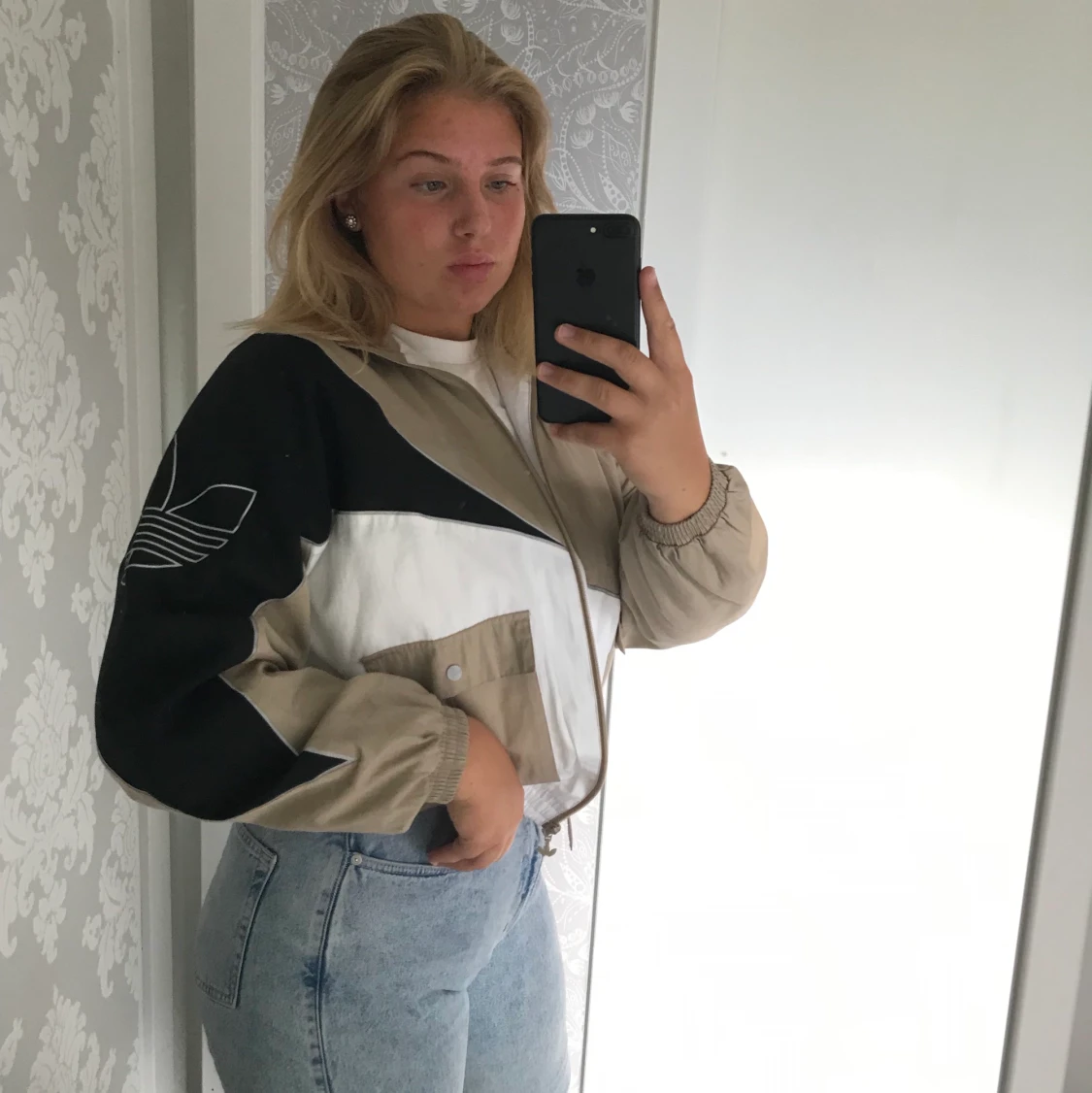 Adidas colorblock jacket - 91