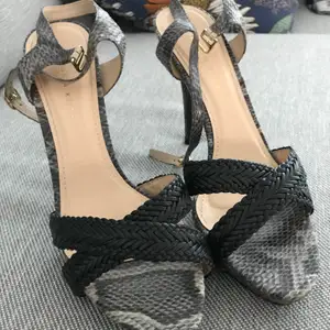 Charles & Keith synethic leather heels. Worn only once! In perfect condition. 10 cm heel height.