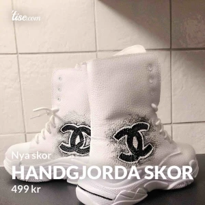  - Ett par handgjorda Chanel skor. Storl 38! Aldrig använda utan bara omgjorda. Köparen står för frakt!