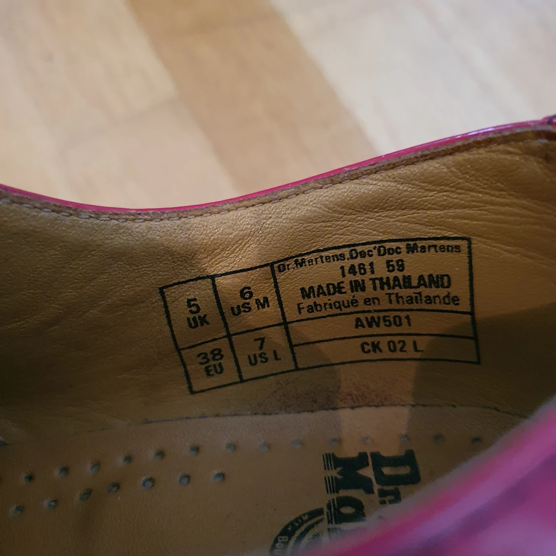 Dr. Martens 1461 Gibson röd - 91