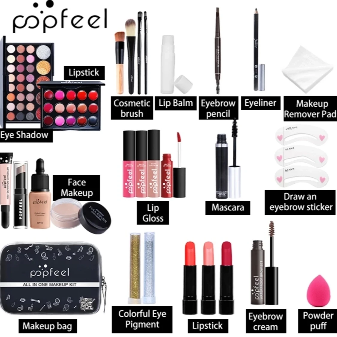 All In One Full Professional Makeup Kit For Girl - 91