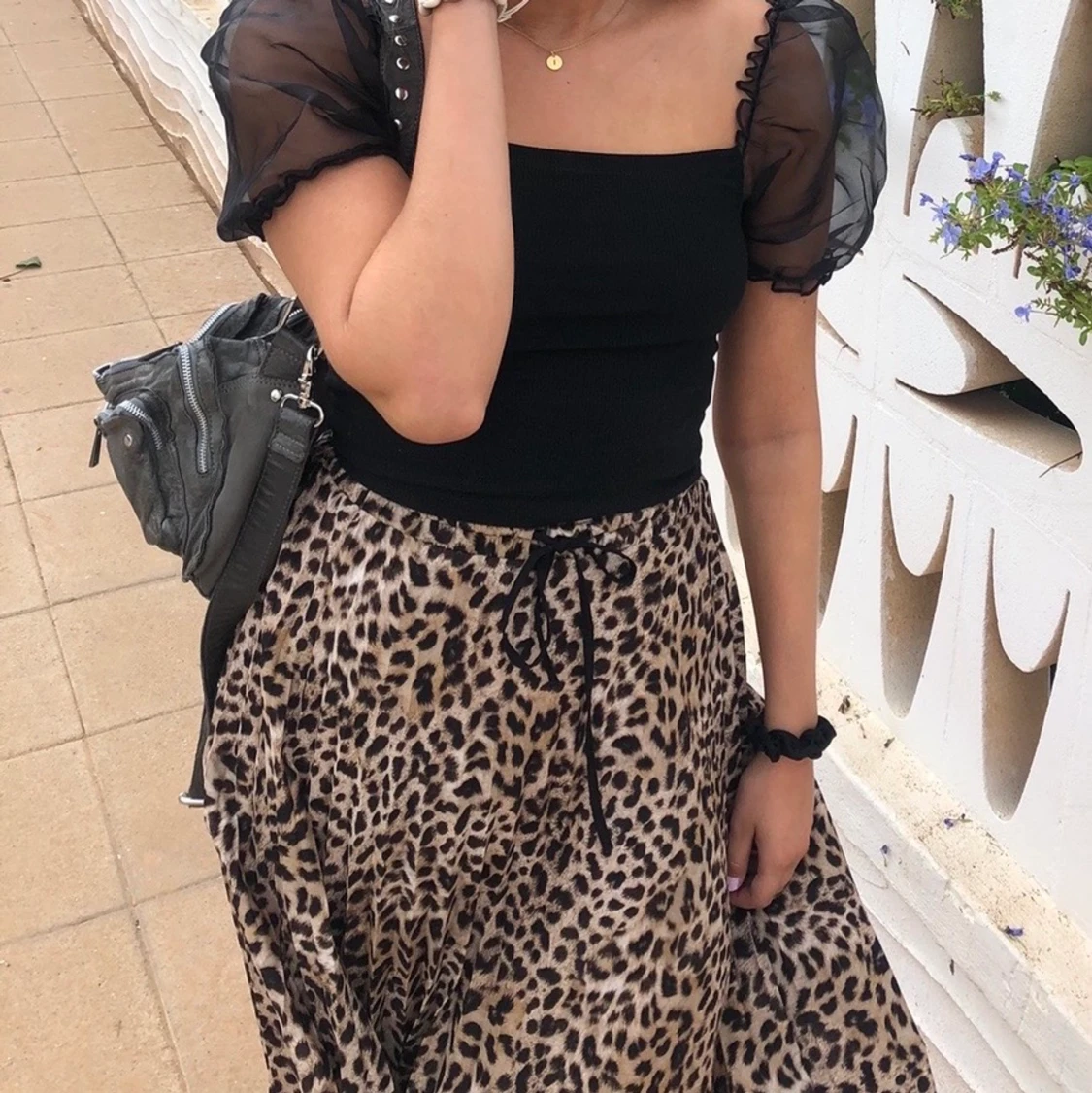 Topp med puffärm - 89