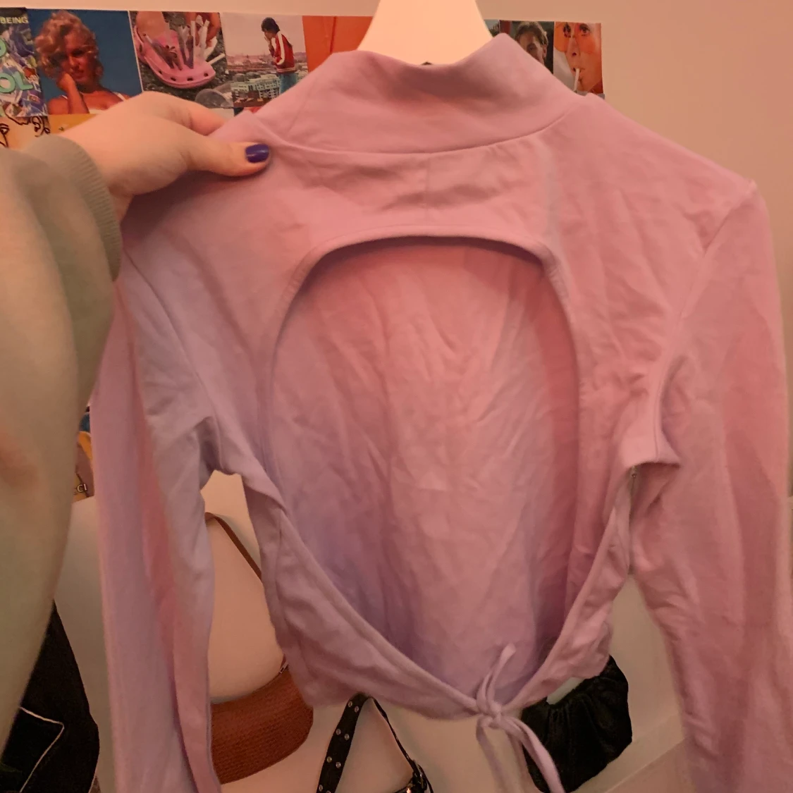 Ljuslila topp från bikbok - 90