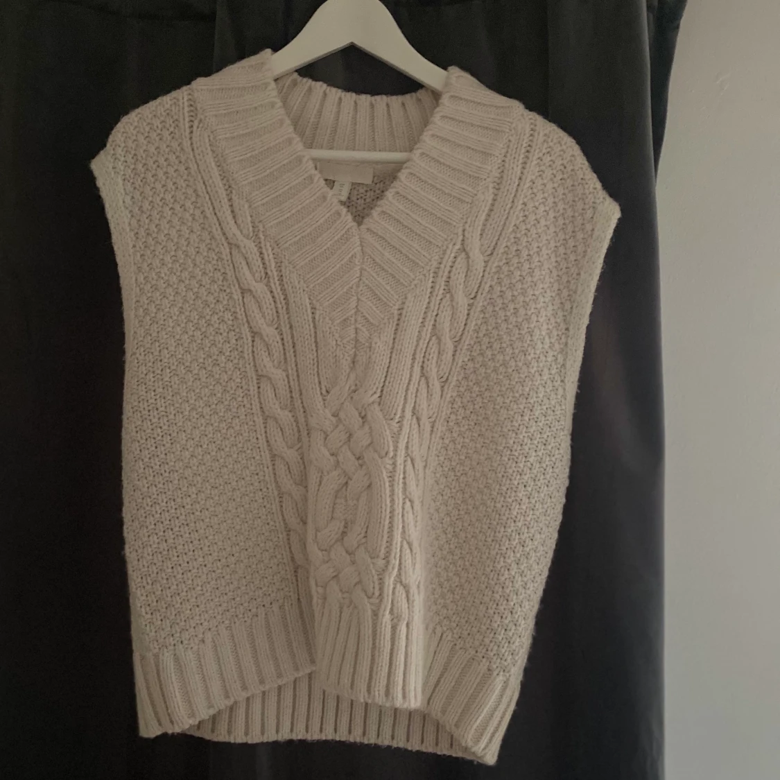 Stickad Sweatervest  - 91