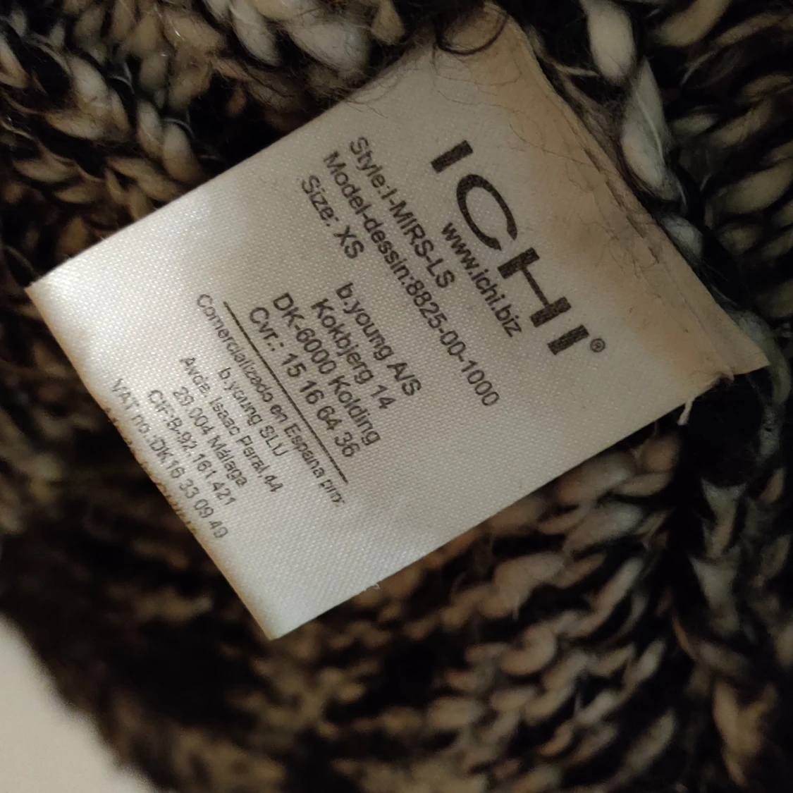 Stickad tröja melerad  - 91