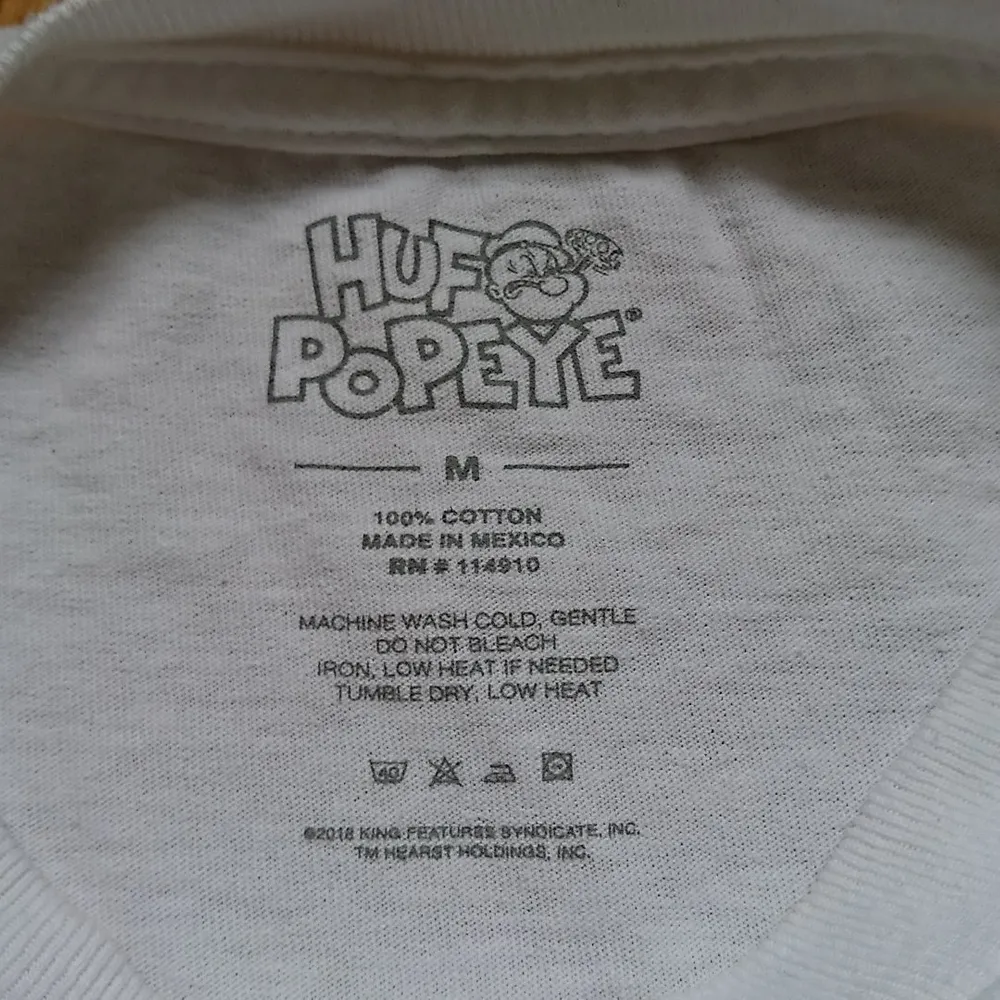 Longsleeve från Huf Popeye kollektionen, storlek M i herr. Fint vintage skick!. T-shirts.