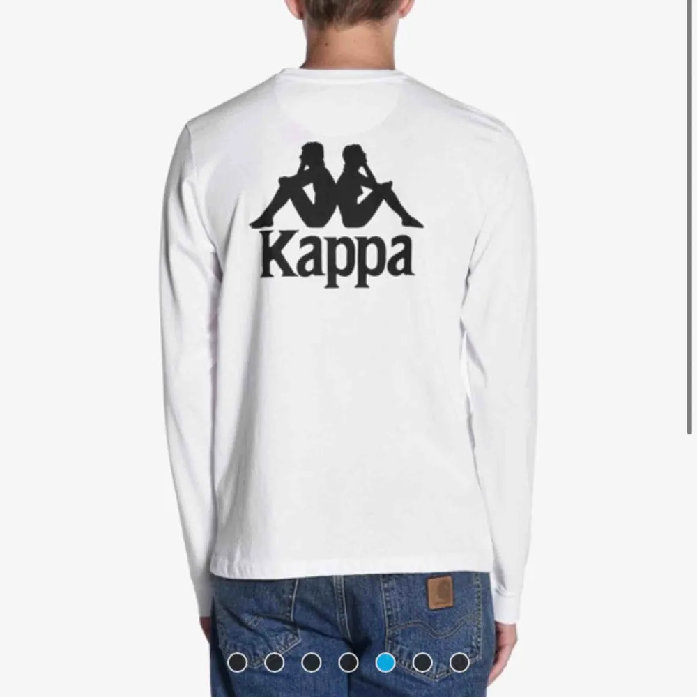 Kappa long sleeve white t-shirt. Nypris 450. Storlek xs men passar S och kanske även M. Fri frakt, haj haj!. T-shirts.