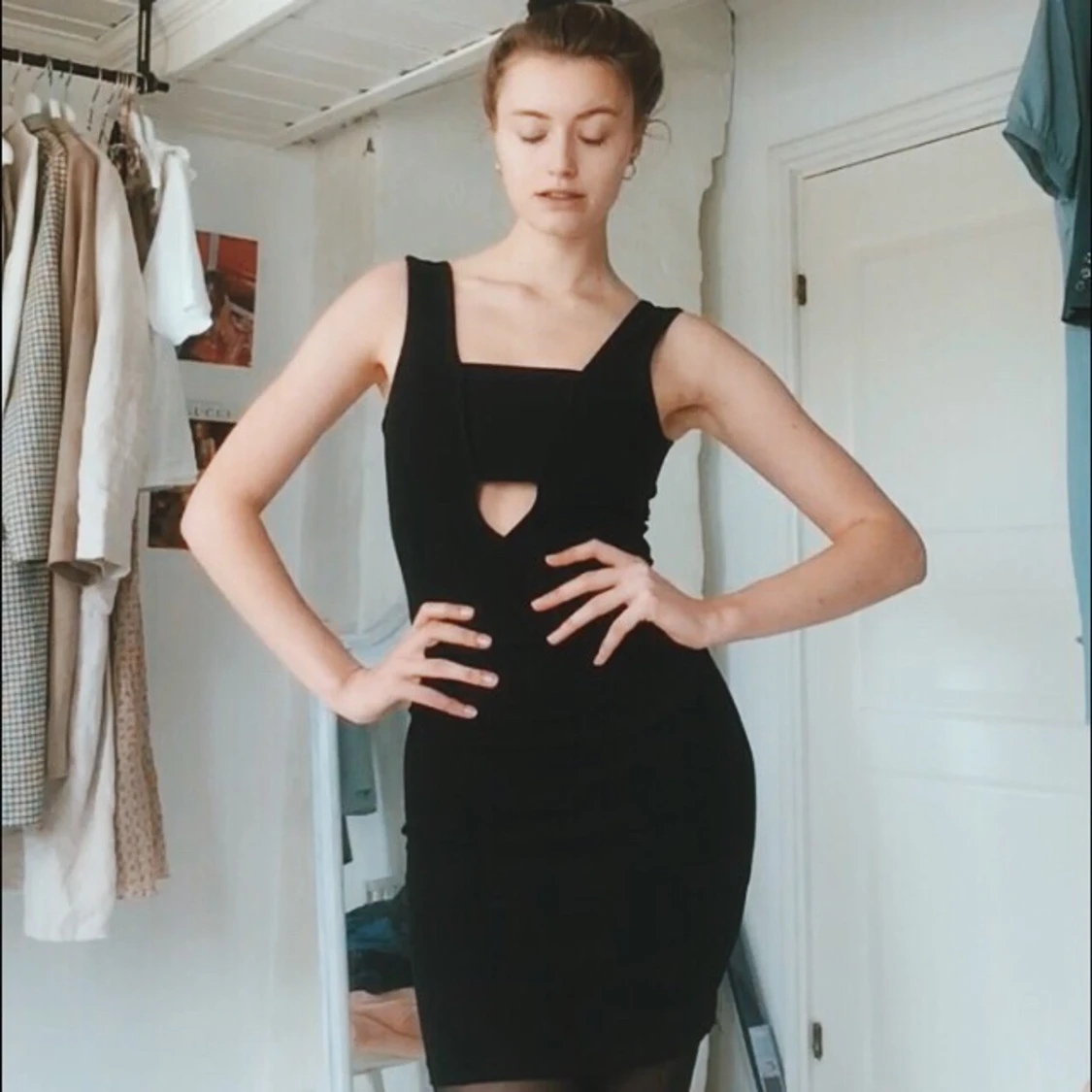 Svart tight klänning från bik bok! 