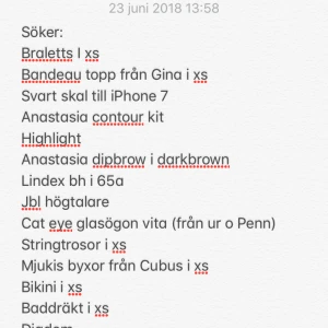  - Söker allt dethär!! Skriv till mig ifall du har ❤️