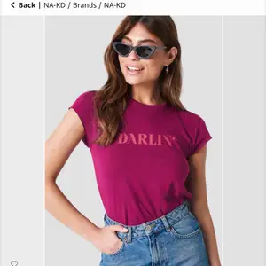 DARLIN’ t-shirt från NAKD, näst intill aldrig använd